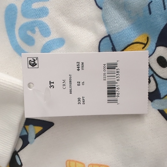 NEW with tags Bluey pullover sweatshirt size 3T - Picture 4 of 4